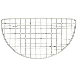 Endoshoji QTV26 Commercial, Crimped Cable Tray, Half-Moon Shaped, For Fried Food, 304 Stainless Steel, Made in Japan