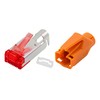 BIGtec Hirose TM21 RJ45 Connector Network Connector 2 Pieces Orange