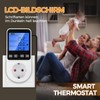 Timer Socket 230 V Heemol Digital Thermostat Heating Smart for