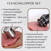 Marindo Meat Tenderiser Set - Meat Tenderiser & Cleaning Brush