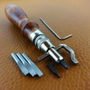 7pcs ZLY Leather Craft Stitching Groover Skiving Edger Beveler Leather