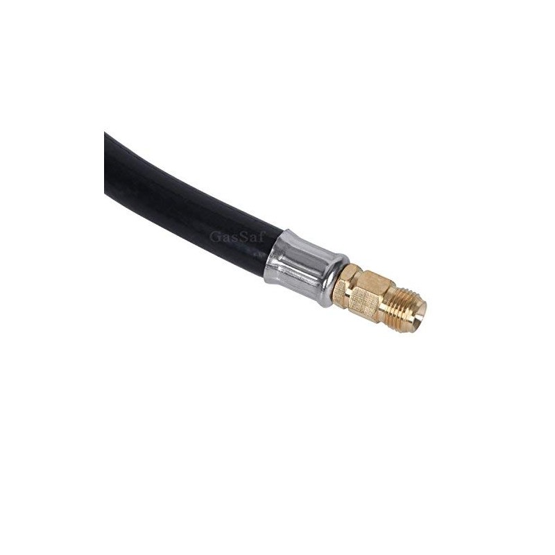 GasSaf 2FT RV Pigtail Propane Hose QCC1 Connector with Acme