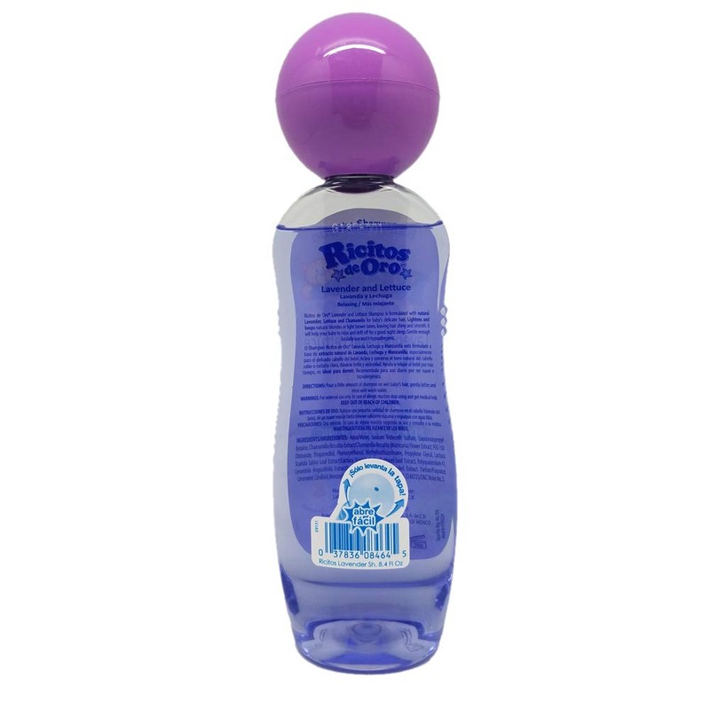 Ricitos de Oro Lavender Baby Shampoo - Para Bebe 8.45
