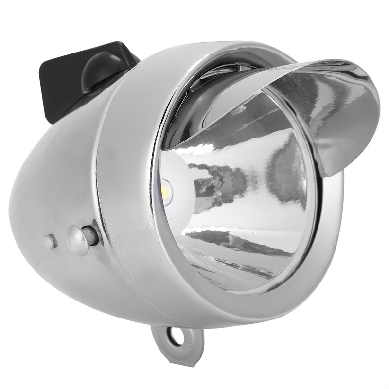 Vintage Bicycle Headlight Retro Bike LED Light Night Riding Safety