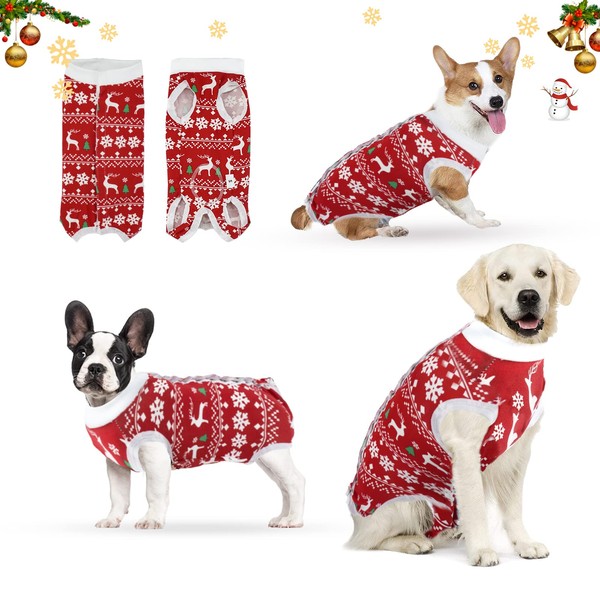 Hipet Dog Surgical Recovery Suit for Abdominal Wounds or Skin