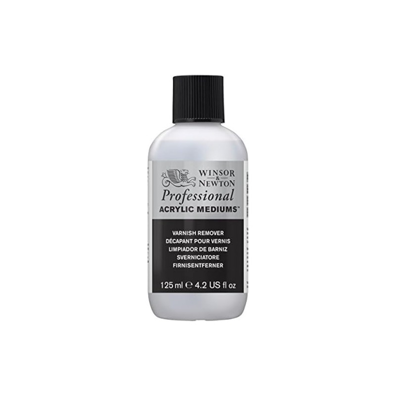Winsor & Newton Professional Acrylic Medium, Varnish Remover, 125ml (4.2-oz)