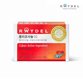(1 box) Policosanol 10 (30 tablets x 1 box) / (1박스) 폴리코사놀10 (30정x1박스)