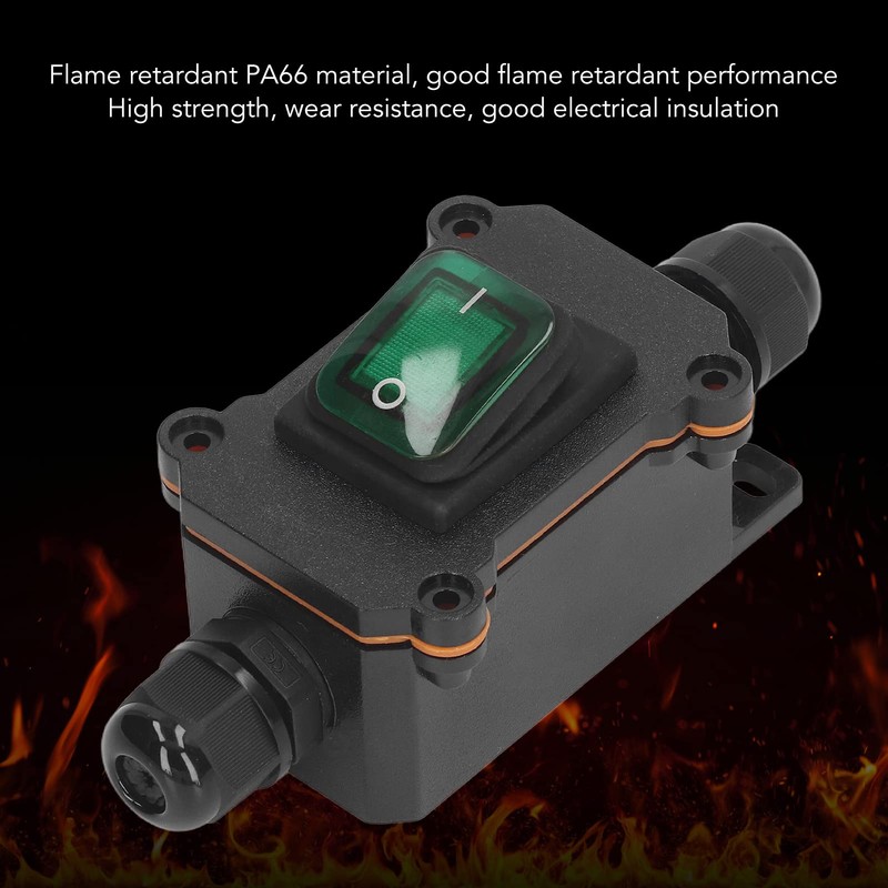Inline Cord Switch, 4 Pin 2 Position On Off Toggle