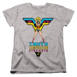 LOGOVISION Wonder Woman Truth, Compassion, Strength Women's T Shirt, Truth, Compassion, Strength, 2X-Large