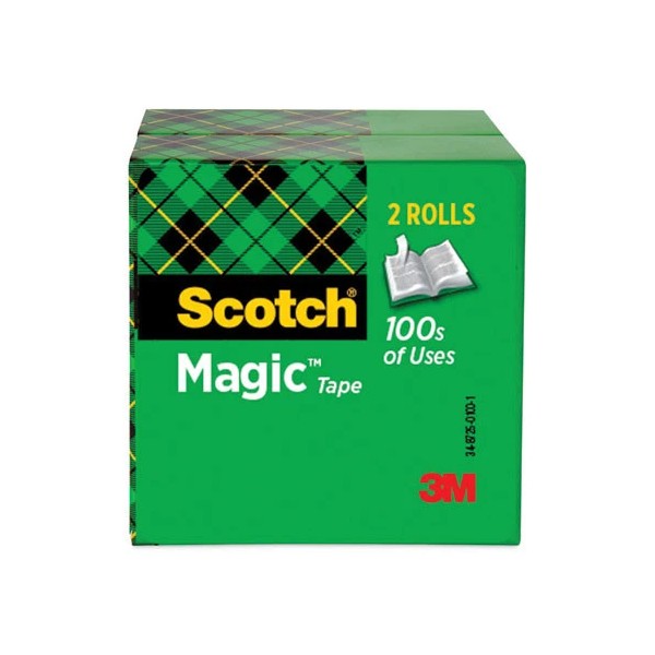 Scotch 8102P3472 Magic 0.75" x 72 yds 3" Core Tape