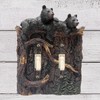 Wall Plate Cover in Black Bear Climbing on Tree Branch