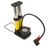 Double Barrel Foot Pump Fast Efficient Multifunction Portable Bike Floor