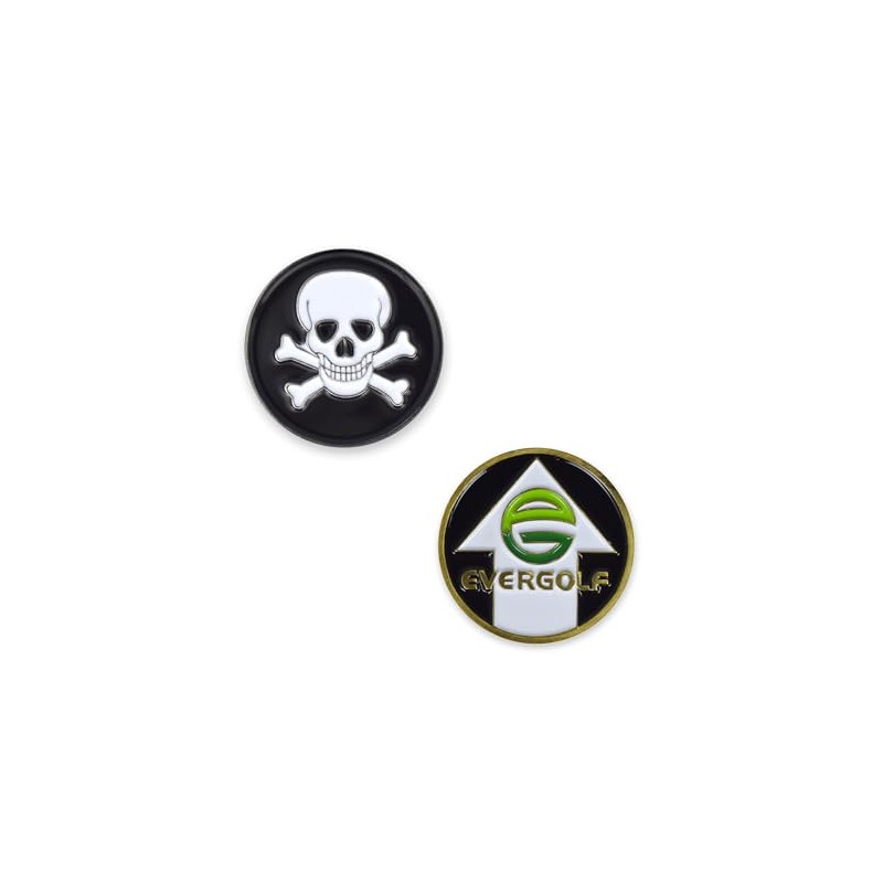 EverGolf Metal Ball Markers Crossbones