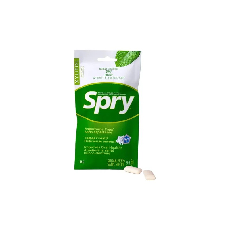 Spry Chicles Spry On The Go Fresh Natural Con Xilitol,
