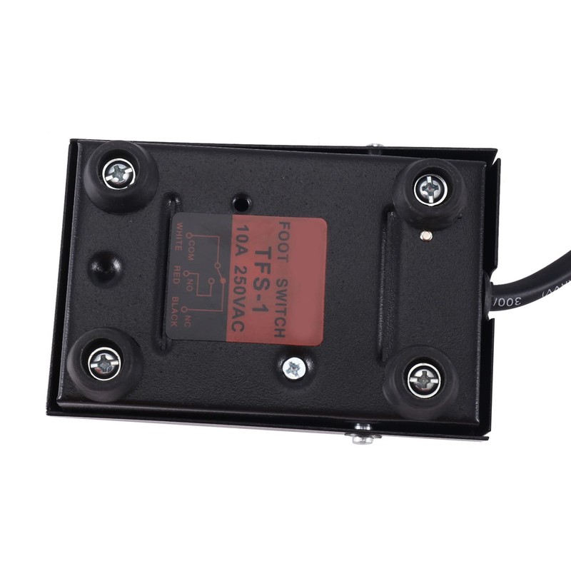 Daiilg 3 Pins Foot Pedal Power Controller Switch Hands-Free for