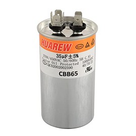35 uF MFD ±5% 450 V VCA Condensador redondo de arranque para motor y ventilador CBB65 CA