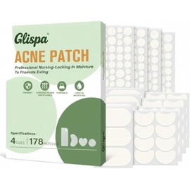Parches Para Acné,Invisibles e Hidrocoloides,178 Parches en 4 Tamaños Pimple Patch – Con Aceite de Árbol de Té, Caléndula y Extracto de Roble – Cuidad