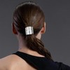 Ponytail Buckle Hair Cuff Metal Dress Up Hair Ring,3Pcs Ponytail