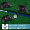 12 PCS Waterproof PU Leather Head Cover Golf Iron Club