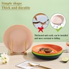 Berglander 9 Inch Plastic Deep Dinner Plates Set of 8