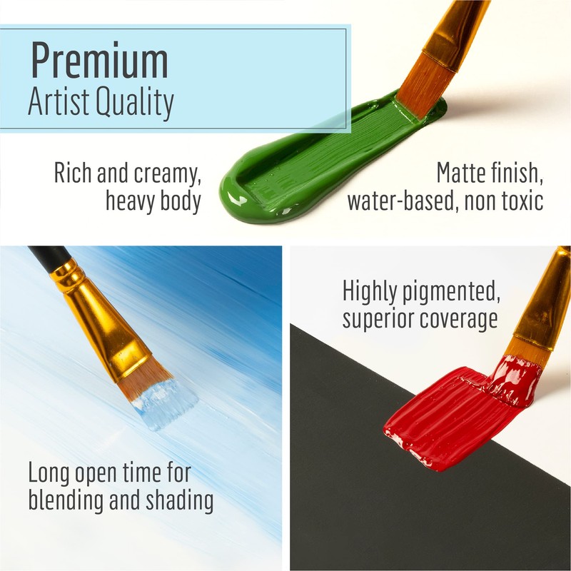 FolkArt Acrylic Paint in Assorted Colors (2 oz), 225, Pumpkin