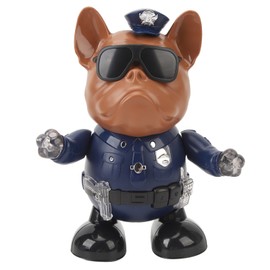 Dancing Police Dog Dancing Robot Electric Light Music Children Toy Kids Puzzle Toy Birthday Gift Christmas Gift