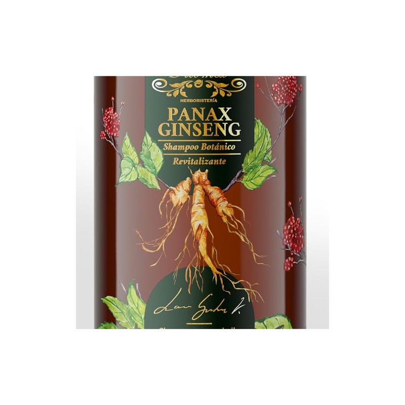 Shampoo Revitalizante capilar anticaída de Extracto de Ginseng