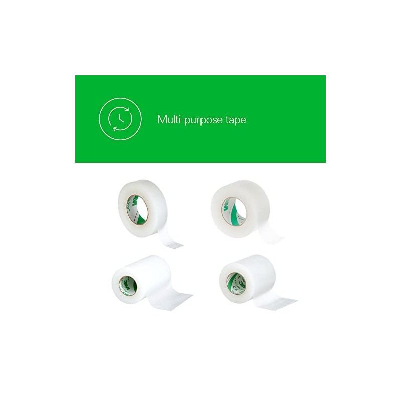 Transpore Medical Tape, Clear Plastic - 3 in. x 10