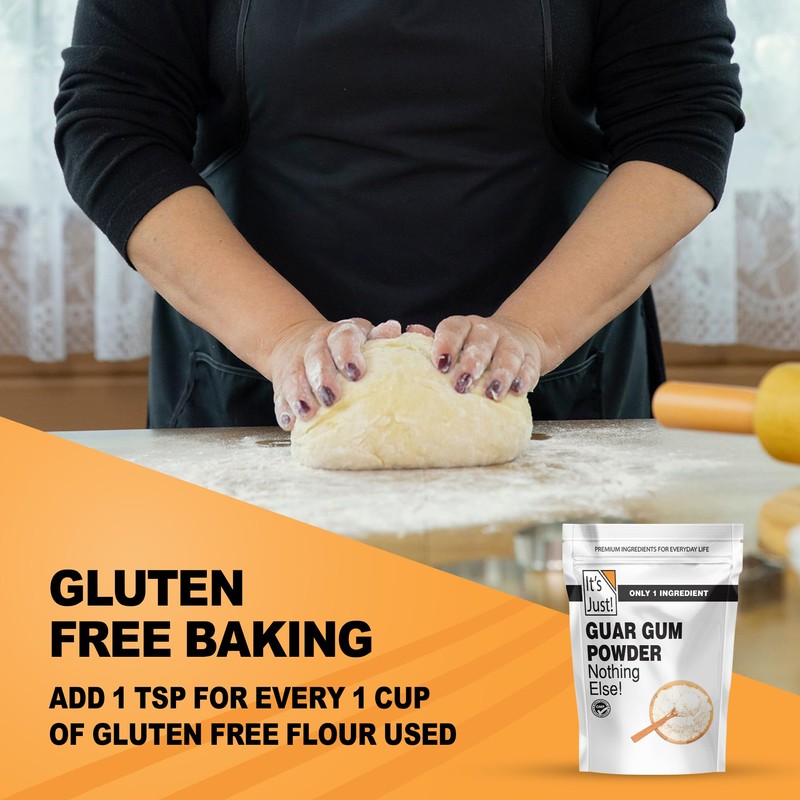 It's Just - Guar Gum, Gluten-Free, Non-GMO, Plant-Based Thickener &