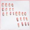 EternalClassic Coffin Press On Nails Medium Nude Pink Ombre Fake