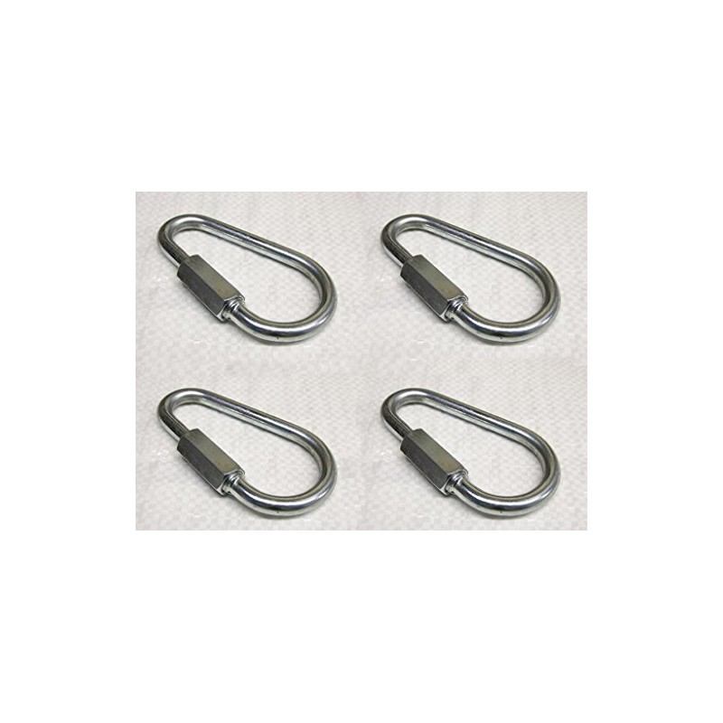 X4 3.5MM Zinc Plated Pear Shaped Quick Link - Repair