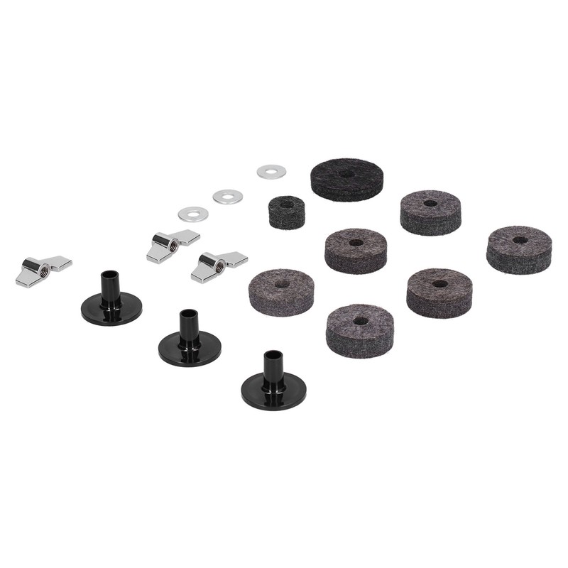 18PCS Cymbal Replacement Accessories HiHat Clutch Felt Cymbal Sleeves with