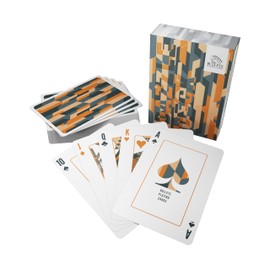 Bullets Playing Cards, Spielkarten, Dazzle Cards, Cardistry, 52 Blatt inkl. 2 Joker, Zauberkarten, (Orange)