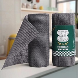 Disposable Tear-Off Roll Non-Woven Dish Scrubber 25 Count 2ea