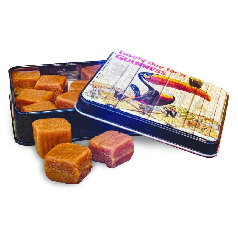 Guinness Gift Tin of Fudge with Toucan On Weathervane Design,