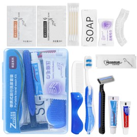 Hygiene Kit, Hygiene Kit Bulk, Folding Design, Individually Boxed, The Travel Hygiene Kit Is Fully Equipped And Clean And Hygienic, Convenience Kits Suitable For Hotel, Home, Camping, Travel (10-PACK)