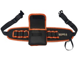 Tool Belt,9-Pockets Heavy Duty Padded Tool Belts for men and Women,for Garden,Electrician,Carpenter,Construction,Work Apron,（Black+Yellow）