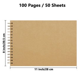 DIY Photo Album - Scrapbook Photo Book for Gluing, DIY Gift Set for Baby, Family, Anniversary, Birthday, Valentine's Day and Wedding