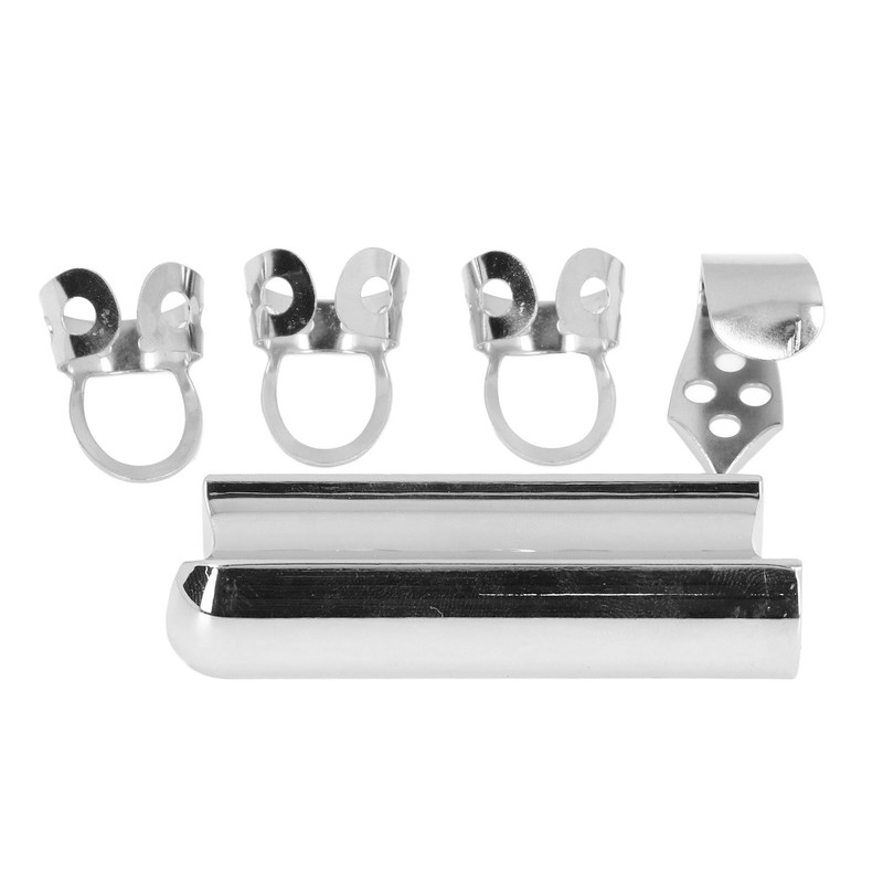 Guitar Slide Tone Bar with Thumb and Finger Picks Solid