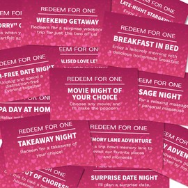 RED OCEAN Wife Coupon Book Gift For Christmas Birthday Anniversary Valentines, Love Coupons For Her, Wife Gift From Husband, Birthday Gifts For Wife, Novelty Gifts For Her