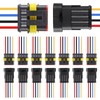 8Pair 4Pin Connector Waterproof Electrical 4 Pin Plug Auto Electrical