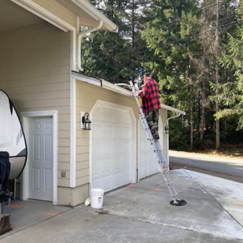 Lusheer Ladder Stabilizer Accessory for Roof Gutter, Wing Span/Wall Ladder