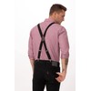 Chef Works Unisex Pant Suspenders, Black, One Size