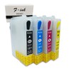 Refillable Ink 18XL and Replacement for 4 x 50ml Bottle