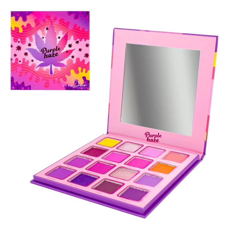 Paleta De Sombras 16 Tonos Kara Beauty Purple Haze Es85