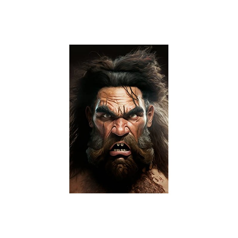 24x36 gallery poster, Stoneage Caveman