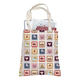 TOBGBE Reader Book Club Gifts Bookish Stamp Quote Canvas Shopping Bag Dark Romance Reader Book Merch