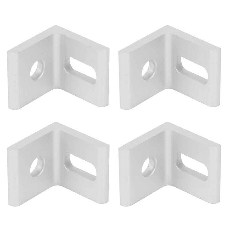10Pcs Right Angle Corner Bracket 90° Aluminum L Shaped Fixed