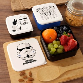 Puckator The Original Stormtrooper Set of 3 Lunch Box Snack Pots M/L/XL - Lunchbox with Multi Compartments - Small Food Containers - Lunchbox for Adults and Kids - Girls Boys Lunchbox - Snack Storage
