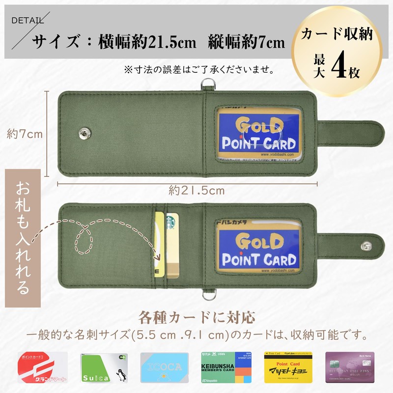 Pass Case, Bi-Fold, Coin Purse, Commuter Holder, Women's, Butterfly Type,